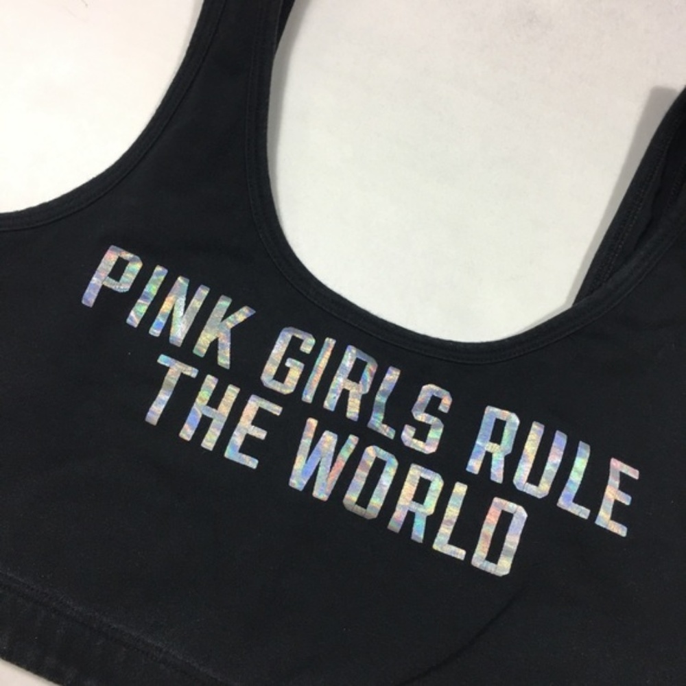 Victoria's Secret sports bra in black size xs